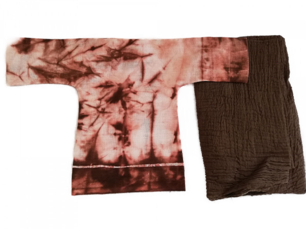 BATIK - Kleid aus Batikstoff - handgefärbt